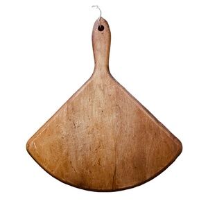 J.K. ADAMS Vermont Maple Wood Cutting Board  16.5”x 14.5” Fan Gingko Shape USA